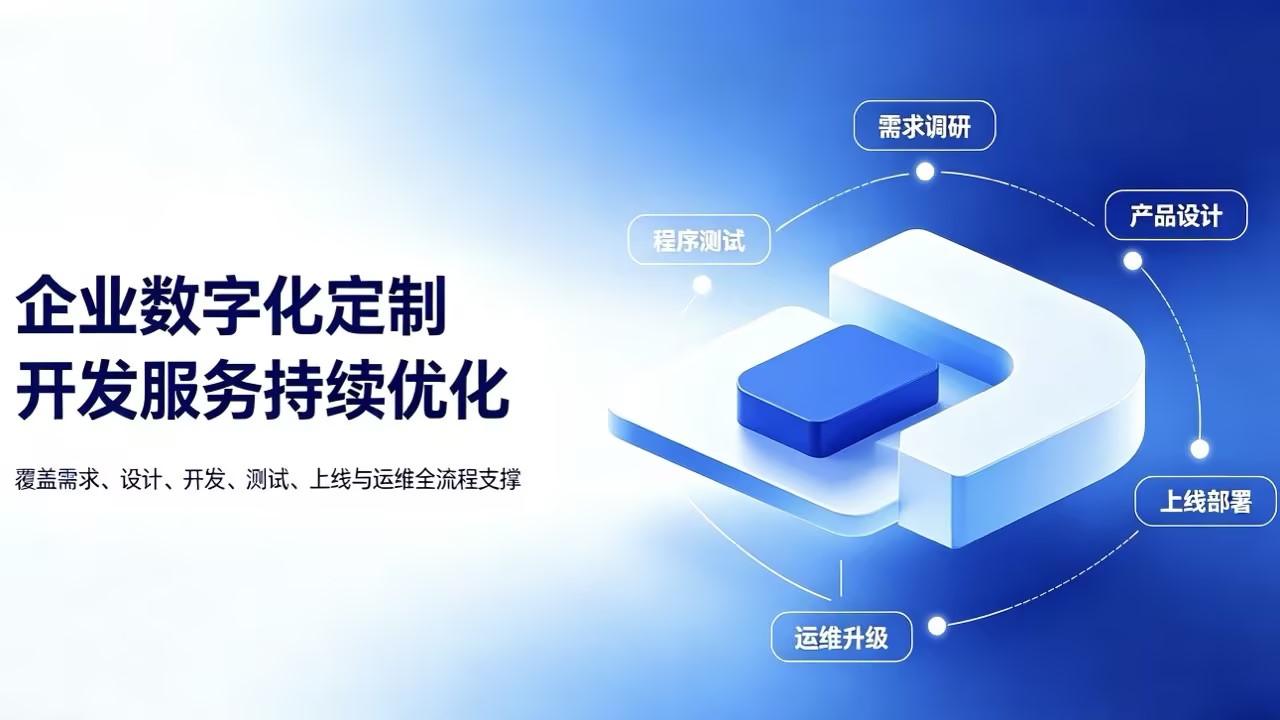 企业数字化定制开发服务持续优化